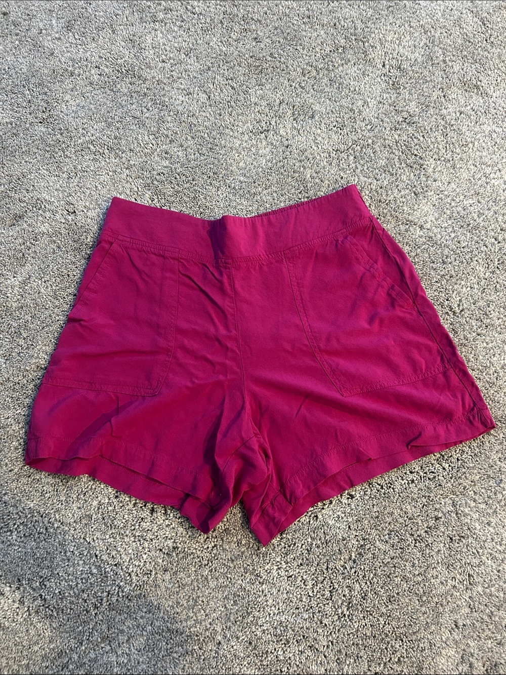 Wildfox High-Rise Magenta Pull-On Shorts